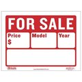 Bazic Products Bazic L-2 12 x 16 in. 2 Line Sale Sign L-2